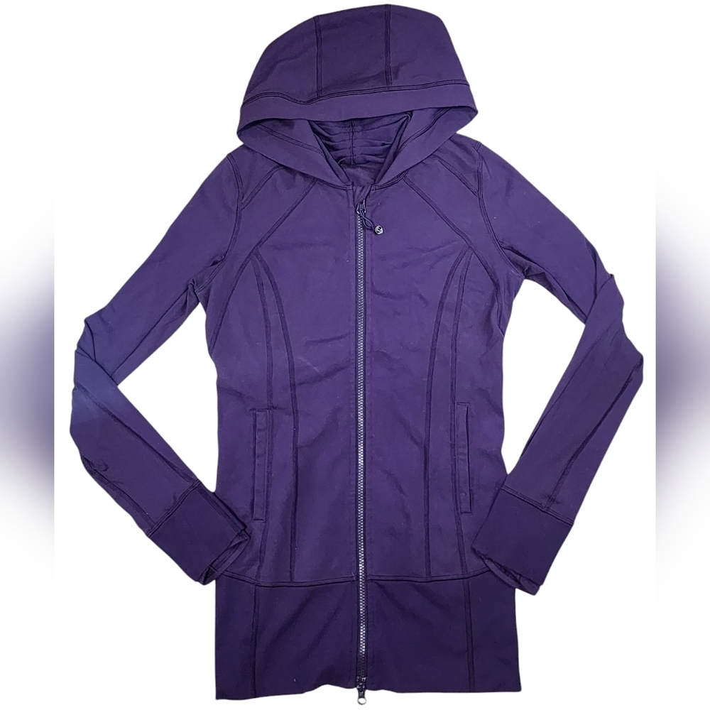 Lululemon Daily Practice Jacket In Color Dark Fuel - Picture 2 of 13